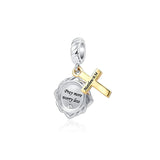 DIY Women Jewelry Cross Turtle Popcorn Dangle Bead Fit Necklace Charms Silver