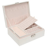 Dark Green High Pu Leather Jewelry Box