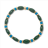 Bohemian Rainbow Beads Bracelets Elastic