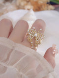 Butterfly Zircon Ring for Women