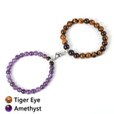 Amethysts Tiger Eye Stone Love Bracelets
