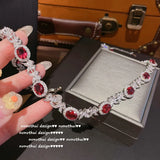 Zircon Charm Necklace Choker Jewelry for Women