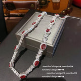 Zircon Charm Necklace Choker Jewelry for Women