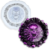 Halloween Skull Ashtray Silicone Mold for Resin Epoxy