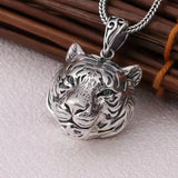 Men's Tiger Head Pendant Necklace Jewelry