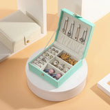 Double Layer Velvet Jewelry Box Holder Large Space Gift Women Jewelry Box