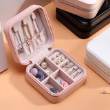 Double Layer Velvet Jewelry Box Holder Large Space Gift Women Jewelry Box
