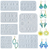 Earring Key Chain Pendant Resin Mold - DIY Jewelry Silicone Mold