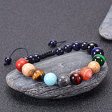 Planets Stone Beads Bracelet Earth Moon Universe Solar System Chak