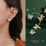 Sweet Butterfly Earbone Clip Ear Hook Earring for Women