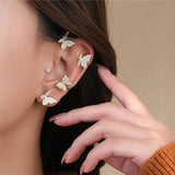 Sweet Butterfly Earbone Clip Wedding Earring