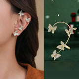 Sweet Butterfly Earbone Clip Wedding Earring