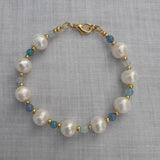 Natural Freshwater Pearl Bracelet for Women Lady Stone Beads Jewelry