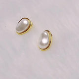 Natural Baroque Pearl Earrings Fine Jewellery Woman Girls Accessories