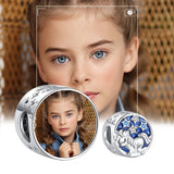 Enamel Unicorn Round Beads 925 Sterling Silver Photo Charms
