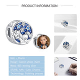 Enamel Unicorn Round Beads 925 Sterling Silver Photo Charms