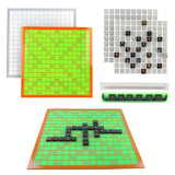 English Letters UV Crystal Epoxy Mold Spelling Words Game Resin Silicone Mould