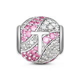 European A-Z Initial Letter DIY Bead Fit Charm Silver 925 Bracelet for Women
