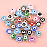 Evil Eye Beads 8mm Resin Spacer Beads Jewelry Making DIY Accessories
