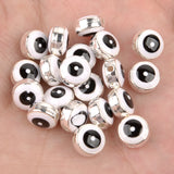 Evil Eye Beads 8mm Resin Spacer Beads Jewelry Making DIY Accessories