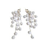 Lily of The Valley Flower Buds Tassel Long Earrings