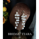 Lily of The Valley Flower Buds Tassel Long Earrings