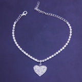 Romantic Heart Anklet for Women Beach Jewelry Girls