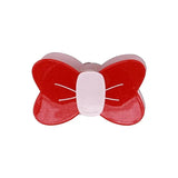 Fairy Temperament Girl Heart Pink Bowknow Hair Claws 8.5cm