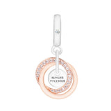Family Circle Dangle Charm 925 Silver Bead for Bracelet