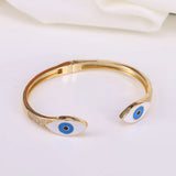 Colorful Evil Eye Cuff Bangle Bracelet