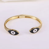 Colorful Evil Eye Cuff Bangle Bracelet