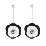 Acrylic Rose Flowers Necklace Set for Women