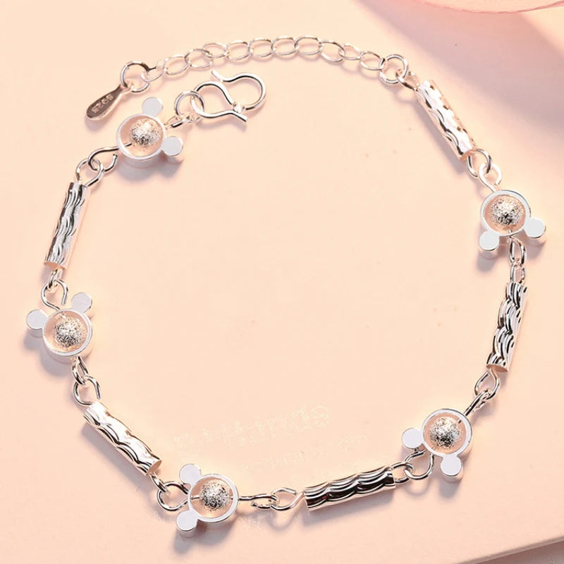 Mickey Ladies Bracelet S925 Hot Birthday Gift