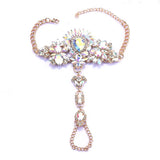 Ethnic Crystal Rhinestone Anklet for Women
