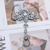 Ethnic Crystal Rhinestone Anklet for Women