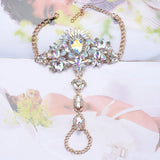 Ethnic Crystal Rhinestone Anklet for Women