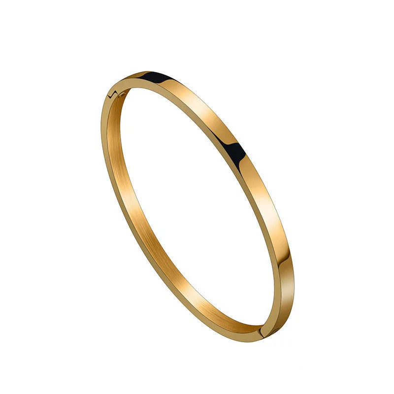 Stainless Steel Cuff Bangle Bracelet for Women
