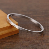 Stainless Steel Cuff Bangle Bracelet for Women