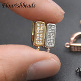 Earring Hooks Clasp Shvenzy DIY Jewelry Accessories Double Row Zircon