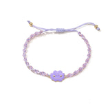Enamel Charm Bracelet Women Girls Friendship Lucky Cloud Bangle Accessory