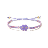 Enamel Charm Bracelet Women Girls Friendship Lucky Cloud Bangle Accessory