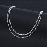 Silver Foot Chain Anklet Bracelet for Women SB083