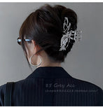 Liquid Hairpin Women's Back Pan Hair Grip Large Shark Clip