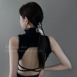 Liquid Hairpin Women's Back Pan Hair Grip Large Shark Clip