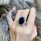 Treasure Pigeon Egg Adjustable Ring 925 Silver Jewelry