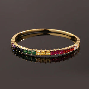 Cubic Zirconia Copper Bracelet Lady Charm Accessories