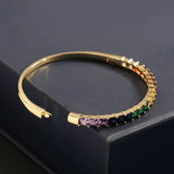 Cubic Zirconia Copper Bracelet Lady Charm Accessories