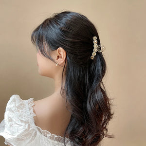 Gemstone Flower Hair Clips for Girls