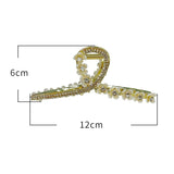 Gemstone Flower Hair Clips for Girls