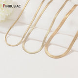 Plated Blade Necklace Snake Bone Chain Choker Necklace Jewelry
